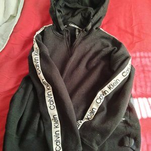 Calvin Klein performance hoodie workout wear size small Black